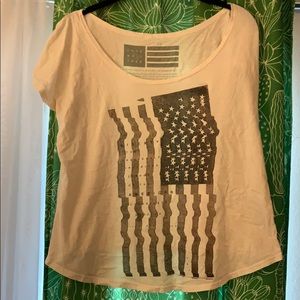 American flag t shirt size ca